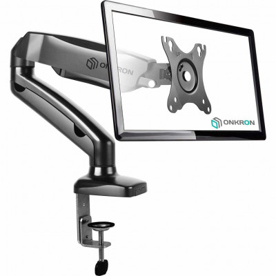 Кронштейн с газлифтом ONKRON G80 чёрный