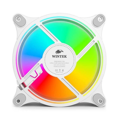 Вентилятор для корпуса Wintek 1300-W-12, 12 см, 4 pin MOLEX, fRGB