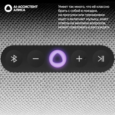 Умная колонка Яндекс Стрит серый