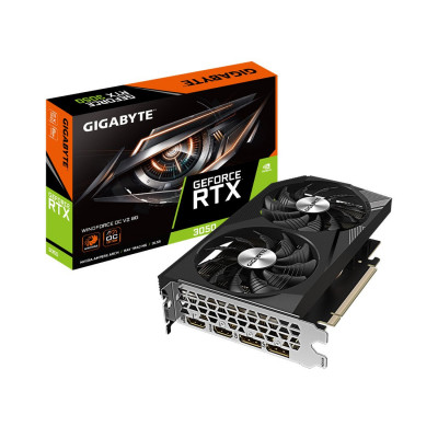Видеокарта Gigabyte (GV-N3050WF2OCV2-8GD) RTX3050 WINDFORCE OC 8G Видеокарта Gigabyte (GV-N3050WF2OCV2-8GD) RTX3050 WINDFORCE OC 8G
