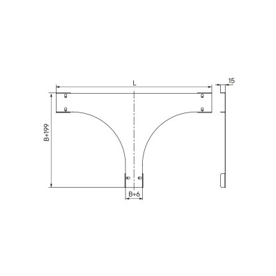 Крышка на ответвитель DPT T-образный горизонтальный DKC осн.100 в комплекте Крышка на ответвитель DPT T-образный горизонтальный DKC осн.100 в комплекте