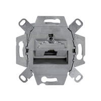 Компьютерная розетка MERTEN MTN4530-0000 RJ45 8 конт. кат.6