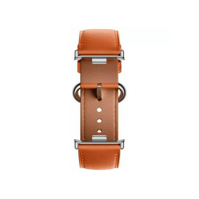 Кожаный сменный браслет Xiaomi Leather Quick Release Strap Coral orange