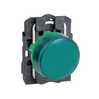 Сигнальная лампа SE XB5AVB3 22мм 24В зеленая Сигнальная лампа SE XB5AVB3 22мм 24В зеленая