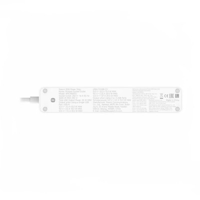 Удлинитель Xiaomi 20W Power Strip (2C1A) EU