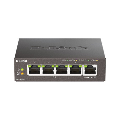 Коммутатор D-Link DGS-1005P/B3A Коммутатор D-Link DGS-1005P/B3A