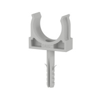 Держатель с защелкой и дюбелем DKC 51325 д.25мм