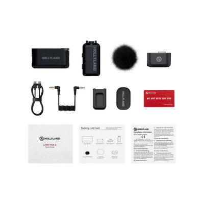Петличный микрофон Hollyland Lark MAX 2 Solo Серый Петличный микрофон Hollyland Lark MAX 2 Solo Серый