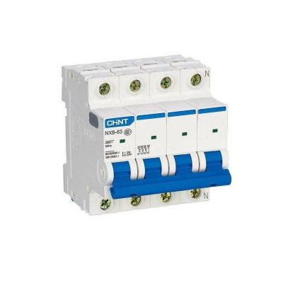 Автоматический выключатель CHINT NXB-63S 4P 40A C 4,5kA