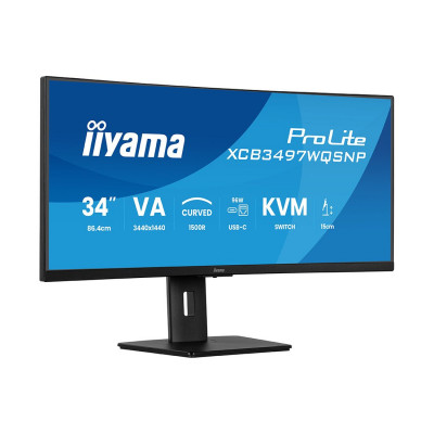 Монитор iiyama ProLite PL3497WQP XCB3497WQSNP-B1 34 Монитор iiyama ProLite PL3497WQP XCB3497WQSNP-B1 34