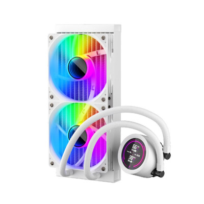 Кулер с водяным охлаждением 1STPLAYER TS4 240 WHITE Кулер с водяным охлаждением 1STPLAYER TS4 240 WHITE