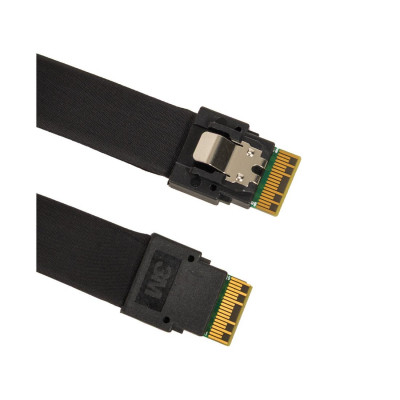 Кабель интерфейсный Slimline SAS x8 (STR) 2x4 (STR) Supermicro CBL-SAST-1264F-100