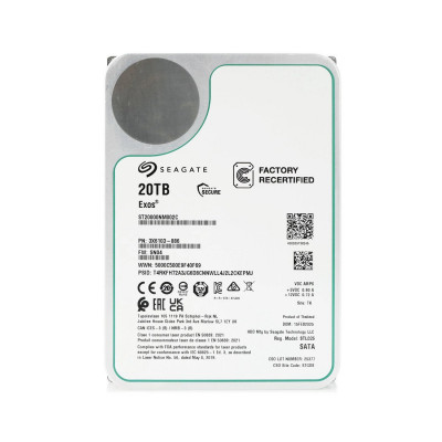 Жесткий диск Seagate Exos X20 ST20000NM002C 20TB SATA Жесткий диск Seagate Exos X20 ST20000NM002C 20TB SATA
