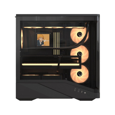 Компьютерный корпус Formula V Crystal U9 PA Black без Б/П