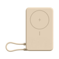 Портативный внешний аккумулятор Xiaomi Magnetic Power Bank 10000 with Built-in Stand Beige Портативный внешний аккумулятор Xiaomi Magnetic Power Bank 10000 with Built-in Stand Beige