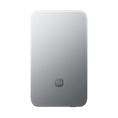 Портативный внешний аккумулятор Xiaomi UltraThin Magnetic Power Bank 5000 15W GL Glacier Silver