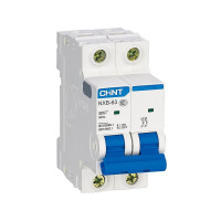 Автоматический выключатель CHINT NXB-63S 2P 4A C 4,5kA Автоматический выключатель CHINT NXB-63S 2P 4A C 4,5kA