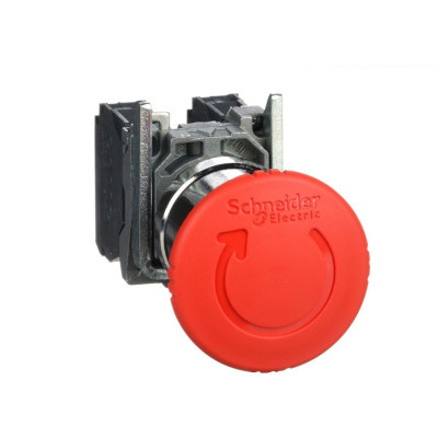 Кнопка аварийного останова SE XB4BS8445 22 мм с возвратом Кнопка аварийного останова SE XB4BS8445 22 мм с возвратом