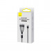 Интерфейсный кабель Baseus StarSpeed 1-for-3 USB to M+L+C 3.5A 1.2m Black (CAXS000001)