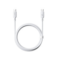 Интерфейсный кабель Baseus Silky Type-C to Type-C 100W 1m White(P10377704213-00)