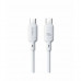 Интерфейсный кабель Baseus Silky Type-C to Type-C 100W 2m White (P10377704213-01)