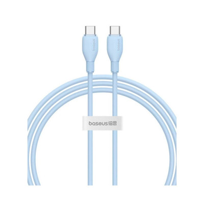 Интерфейсный кабель Baseus Ultra-Fast USB-C to USB-C 100W 1m Blue (P10376302312-01)