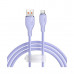 Интерфейсный кабель Baseus Pudding Series USB to Type-C 100W 1.2m Purple (P10355703511-B1)
