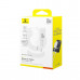 Адаптер питания Baseus Palm 1C 30W White ( в комлпекте кабель Type-c ) (P10111605213-01)