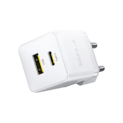 Адаптер питания Baseus Palm C+U 30W White (P1011160A213-00) Адаптер питания Baseus Palm C+U 30W White (P1011160A213-00)