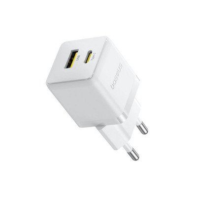 Адаптер питания Baseus Palm C+U 30W White (P1011160A213-00) Адаптер питания Baseus Palm C+U 30W White (P1011160A213-00)