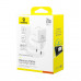Адаптер питания Baseus Palm C+U 20W White(P10111608213-00)