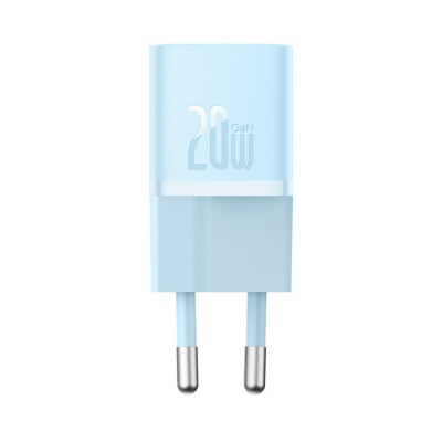 Адаптер питания Baseus GaN5 (mini) 1C 20W Blue(P10110900317-Z1) Адаптер питания Baseus GaN5 (mini) 1C 20W Blue(P10110900317-Z1)