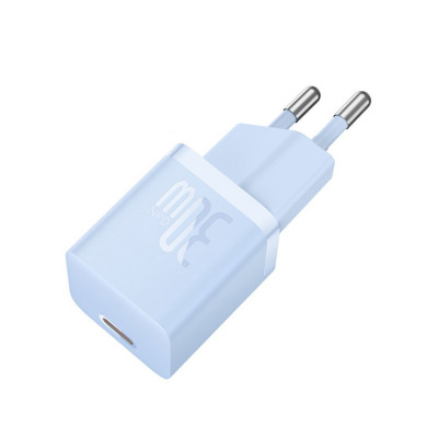 Адаптер питания Baseus GaN5 (mini) 1C 30W Blue (P10110902313-00)