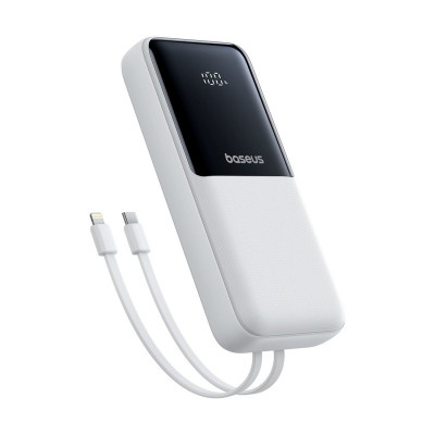 Портативный внешний аккумулятор Baseus Lipow 20000mAh 22.5W White (P10079102213-00) Портативный внешний аккумулятор Baseus Lipow 20000mAh 22.5W White (P10079102213-00)