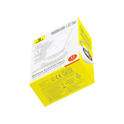 Портативный внешний аккумулятор Baseus EnerFill FM11 Ultra-Mini10000mAh 22.5W White (P1008210E213-00
