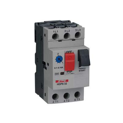 Авт. выкл. защиты двигателя Himel HDP6, 32A, 13..18 A Авт. выкл. защиты двигателя Himel HDP6, 32A, 13..18 A