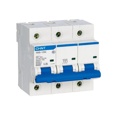 Автоматический выключатель CHINT NXB-125 3P 63A C 10kA Автоматический выключатель CHINT NXB-125 3P 63A C 10kA
