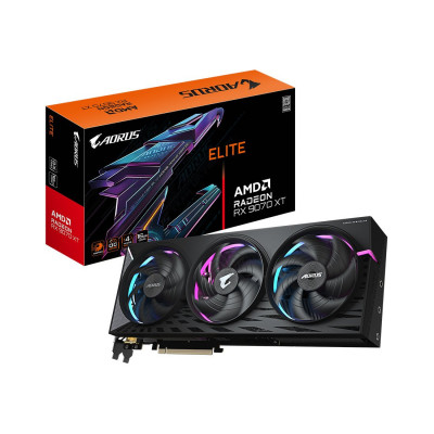 Видеокарта Gigabyte (GV-R9070XTAORUS E-16GD) Radeon RX 9070 XT AORUS ELITE 16G Видеокарта Gigabyte (GV-R9070XTAORUS E-16GD) Radeon RX 9070 XT AORUS ELITE 16G