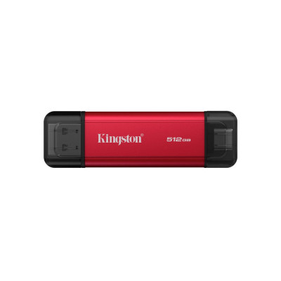 Внешний SSD диск Kingston 512GB Dual Portable Красный