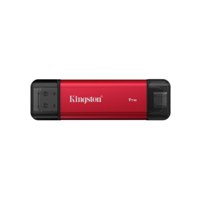 Внешний SSD диск Kingston 2TB Dual Portable Красный