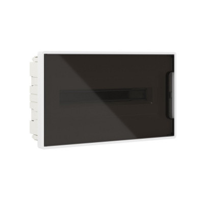 Щиток встраиваемый FRAME белый DKC F18B1WD 18 модулей с тонированной дверцей