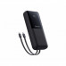 Портативный внешний аккумулятор Baseus Dual-Cable Power Bank Display 20000mAh 22.5W Cosmic Black