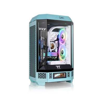Компьютерный корпус Thermaltake The Tower 300 Turquoise без Б/П