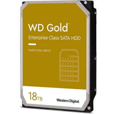 Жёсткий диск HDD 18 Tb SATA 6Gb/s Western Digital Gold WD181KRYZ  3.5