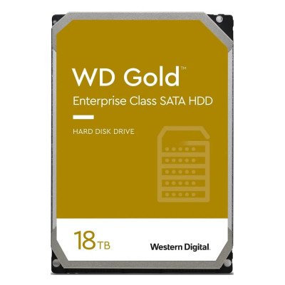 Жёсткий диск HDD 18 Tb SATA 6Gb/s Western Digital Gold WD181KRYZ  3.5