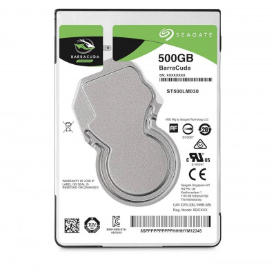 Жёсткий диск HDD 500 Gb SATA 6Gb/s Seagate Barracuda ST500LM030 2.5