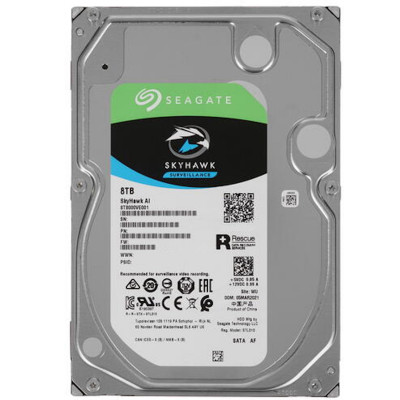 Жесткий диск HDD 8TB SATA 6GB/S Seagate SkyHawk AI ST8000VE001 3.5' 7200rpm 256MB