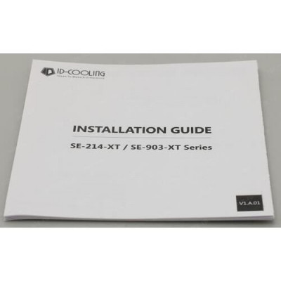 Кулер для процессора ID-Cooling SE-214-XT ARGB WHITE, S1700/1200/115x/AMD, 180W, 500-1500rpm, 4pin