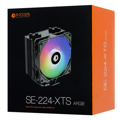 Кулер для процессора ID-Cooling SE-224-XTS ARGB, S1700/1200/115x/AMD, 220W, 600-1500rpm, 4pin