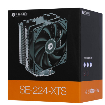 Кулер для процессора ID-Cooling SE-224-XTS, S1700/1200/115x/AMD, 220W, 600-1500rpm, 4pin